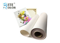 La tela da dipinto Stretchable Rolls del cotone del getto di inchiostro impermeabilizza 360gsm per l'inchiostro della tintura del pigmento