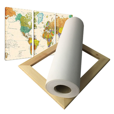 Matte Inkjet Polycotton Canvas Gran formato di stampa impermeabile