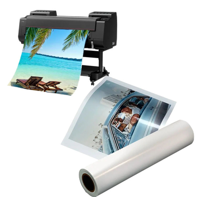 Large format Inkjet impermeabile Metallico Gloss Photo Paper Roll 250gm