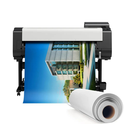 Rolla di carta fotografica a getto d'inchiostro con rivestimento di resina impermeabile e lucente 240 gm