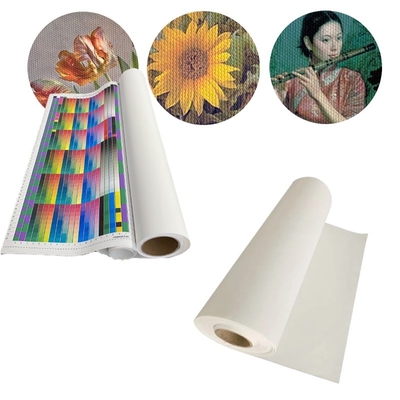 Canvas in bianco impermeabile a getto d'inchiostro 360 gm di policottone opaco