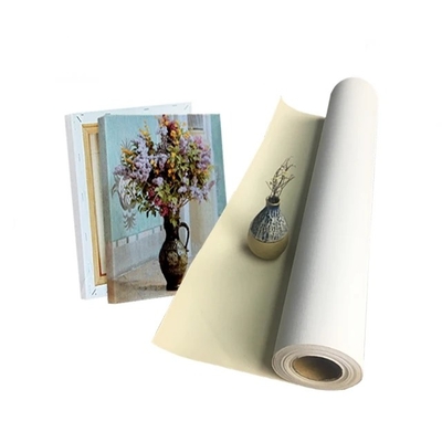 Canvas da stampa a getto d'inchiostro con solvente ecologico professionale 380 gm Policottone opaco