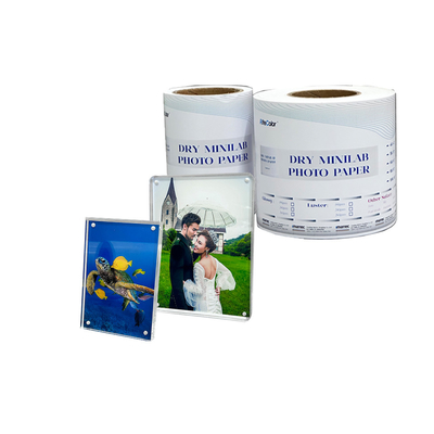 Carta fotografica a prova d'acqua da 260 g RC Luster Dry Minilab per stampanti Fujifilm