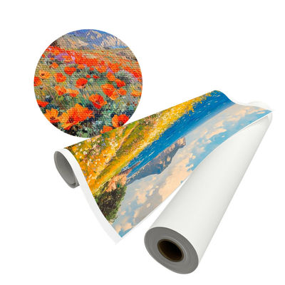 300 grammi Poly Cotton Canvas Roll per la stampa e l'arte murale a grande formato