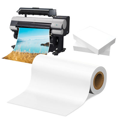 90gm Etichetta adesivo pigmento colorante inkjet rivestimento opaco carta frontale per il materiale di etichetta