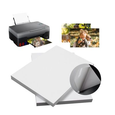 Materiale di etichetta di vendita in fabbrica Matte 108GSM Carta per etichette per stampa a getto d'inchiostro