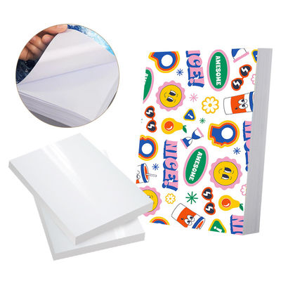 Carta adesiva a prova d'acqua pigmento colorante inkjet Matte rivestito etichetta adesiva 128gm