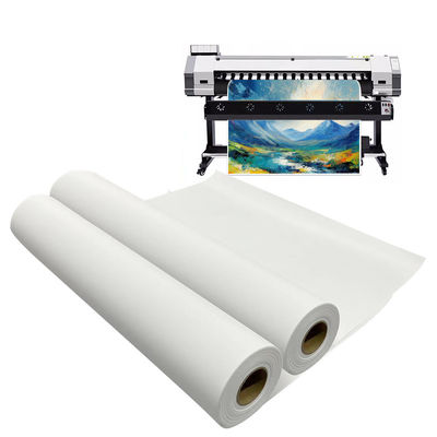 Rollo di tela in poliestere a getto d'inchiostro di grande formato per stampanti in lattice UV a solvente ecologico