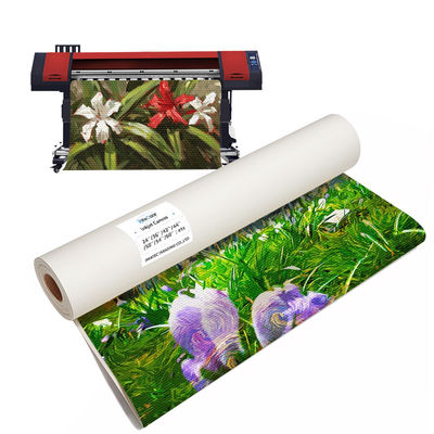 Canvas di policottone lucido impermeabile Stampa a getto d'inchiostro a base d'acqua 400 grammi Canvas Roll