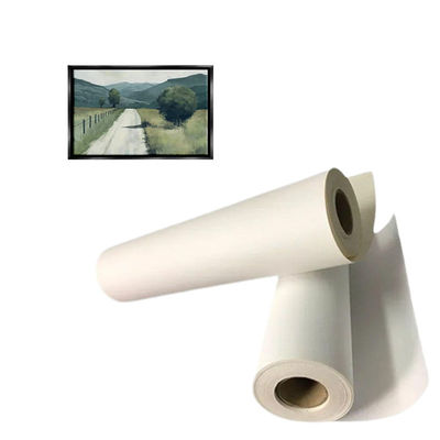 Eco-solvente e lattice stampa a getto d'inchiostro policottone tela finissima texture superficie lucida 380gm
