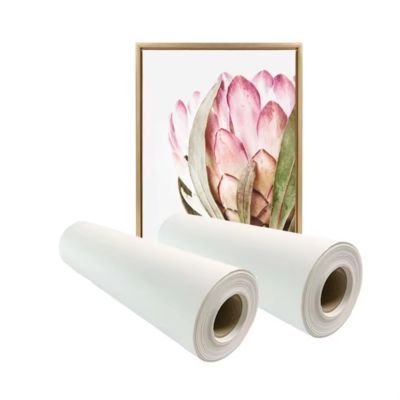 Stampa con inchiostro a base d'acqua su tela di policotone da 420 g/m² per stampa a getto d'inchiostro