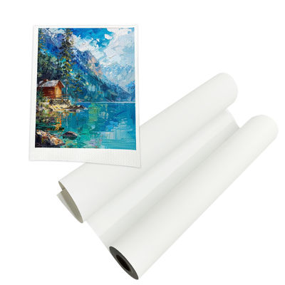 380gm Matte PolyCotton Canvas Roll 36-60in Wide per la stampa UV in lattice