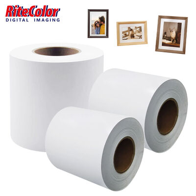 Rotolo di carta fotografica Premium Dry Minilab RC Lustre per getto d'inchiostro per la stampa digitale professionale