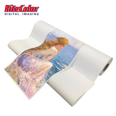 44'' 50' Asciugatura rapida 380gm Tinta di policottone opaco per solvente ecologico Inchiostri UV lattice Ideale per la riproduzione d'arte