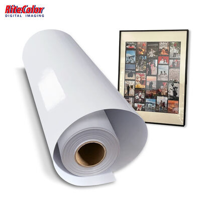 Rotolo di carta fotografica lucida ecosolvente RC per getto d'inchiostro da 240 g/m² per stampa di grande formato