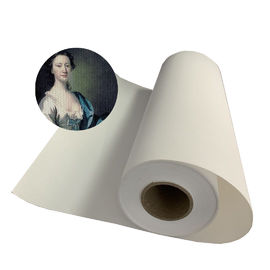 Carta a getto d'inchiostro a 100% di cotone a rotolo di tela Matte Art a tela con texture