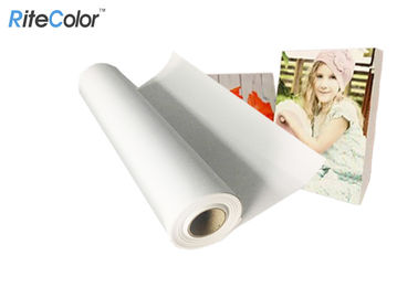 Tela lucida resistente Rolls del poliestere dell'acqua per centro a 2 pollici/a 3 pollici di stampa di arte del rotolo
