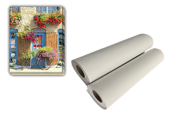 poli rotolo della tela del cotone 360gsm per stampa a inchiostro della tintura acquosa del pigmento del getto di inchiostro