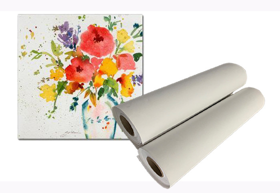 Rotolo della tela del cotone di Inkjet Printable Poly dell'artista per la stampante di ampio formato